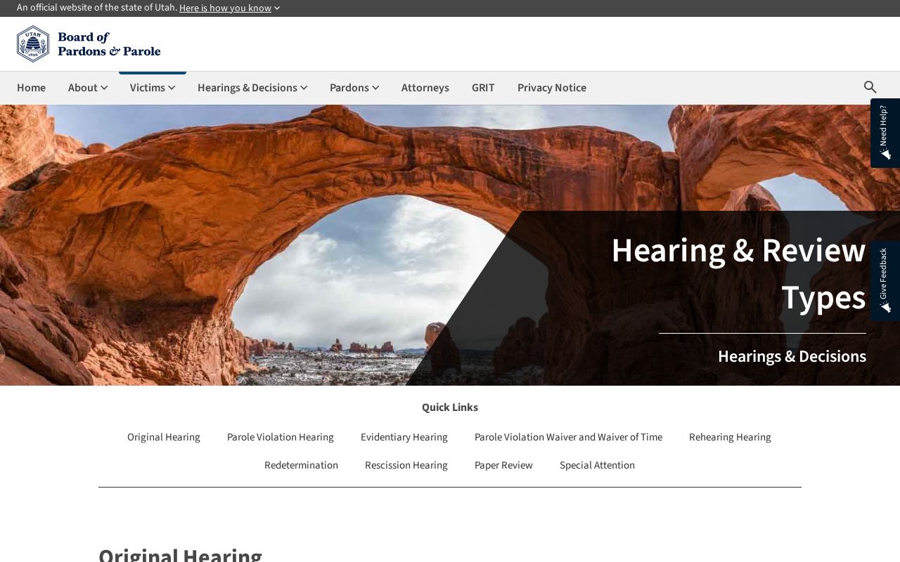 Board rescission information affecting a Beaver County projected release date